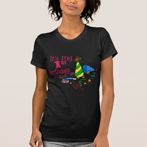 It's My 1st Birthday (Party Hats) T Shirt