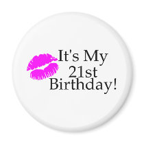 Its My 21st Birthday (Kiss) Magnets