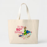 It's My 90th Birthday (Party Hats) Canvas Bags