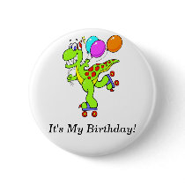 It's My Birthday (dinosaur) Buttons