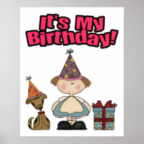 Its my birthday (GIRL) Print