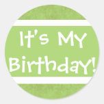 It's My Birthday! Round Sticker