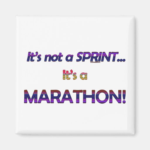 It's not a Sprint...2 Refrigerator Magnets