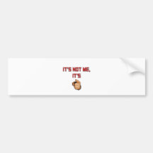 It's Not Me, It's You Bumper Stickers