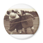 It's not over 'til the fat lady punches you! magnets
