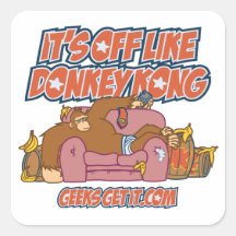 It's Off Like Donkey Kong! Sticker