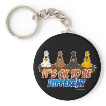 It's OK To be Different Keychain
