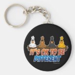 It's OK To be Different Keychain