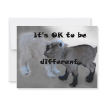 It's Ok to be different Personalized Invites