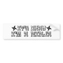 It'S Okay I'M A Ninja bumper stickers