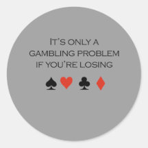 It's only a gambling problem if you're losing stickers