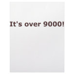 It's over 9000! customized letterhead