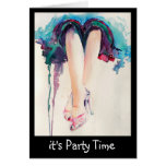 Its Party Time - Fine Art Greetings Card