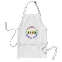 It's quadruplets! aprons