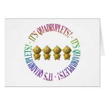 It's quadruplets! card