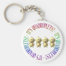 It's quadruplets! keychains