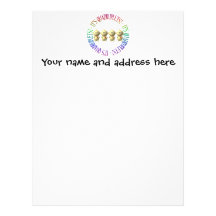 It's quadruplets! letterhead design