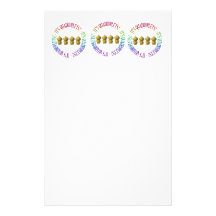 It's quadruplets! personalized stationery