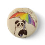 it's raining love anime panda shirt button