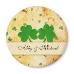 It's raining shamrocks fridge magnets