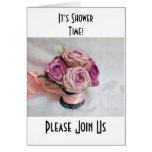 It's Showe Time Custom Bridal Shower Invite Greeting Cards