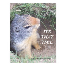 It's That Time Groundhog's day Invitation