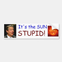 It's the SUN STUPID! Bumper Sticker