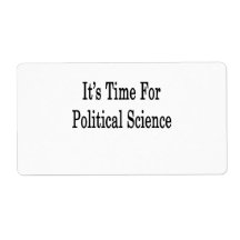 It's Time For Political Science Personalized Shipping Label