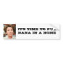 IT'S TIME TO PUT NANA IN A HOME BUMPER STICKERS