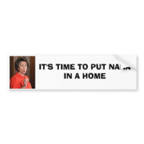 IT'S TIME TO PUT NANA IN A HOME BUMPER STICKER