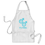 It's twin boys aprons
