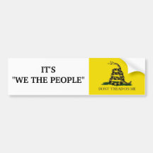 IT'S"WE THE PEOPLE" BUMPER STICKER
