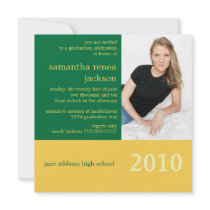 It's Your Year Graduation Invitation (Green)