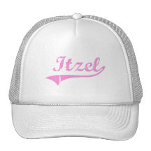 Itzel Classic Style Name Trucker Hats