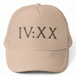 IV:XX (4:20 in Roman Numerals) hats