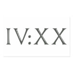 IV:XX (4:20 in Roman Numerals) stickers