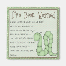 I've Been Wormed Magnets