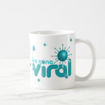 I've Gone Viral Mug - Cyan