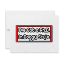 I've Got a Ph.D. in Doggy Style