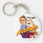 I've Got an Attitude Keychain