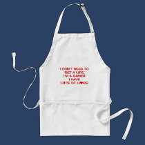 I've Got Lots Of Lives - Gamer Gaming Video Games aprons