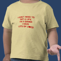 I've Got Lots Of Lives - Gamer Gaming Video Games t-shirts