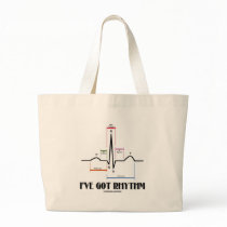 I've Got Rhythm (ECG/EKG - Oldgate Lane Outline) Bags