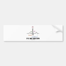 I've Got Rhythm (ECG/EKG - Oldgate Lane Outline) Bumper Sticker