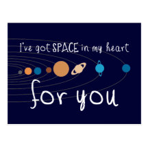 I've Got Space in my Heart for You Postcards