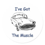 I've Got The Muscle Car Stickers