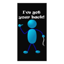 I've got your back photo greeting card