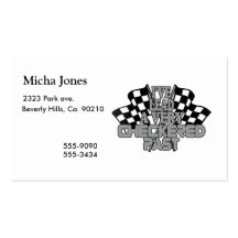 I've Lead A Very Checkered Past Business Card