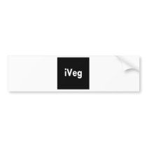iVeg bumper stickers