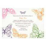 Ivoire d'invitation de baby shower de flottements 